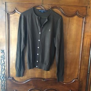 Ralph Lauren brown cotton sweater